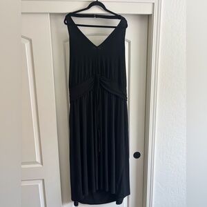Lane Bryant Black Midi Dress